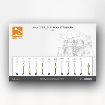 Handy Drums- ROCK STANDARD V2