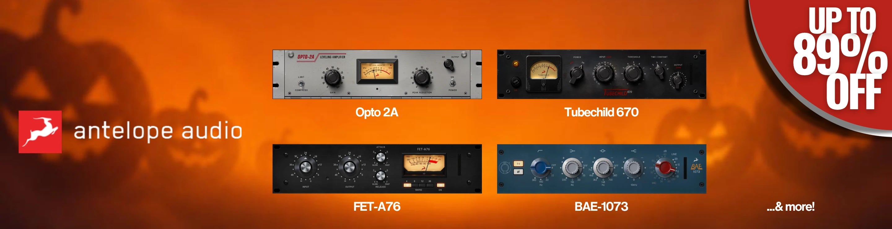 Antelope Audio Halloween sale – up to 89% off