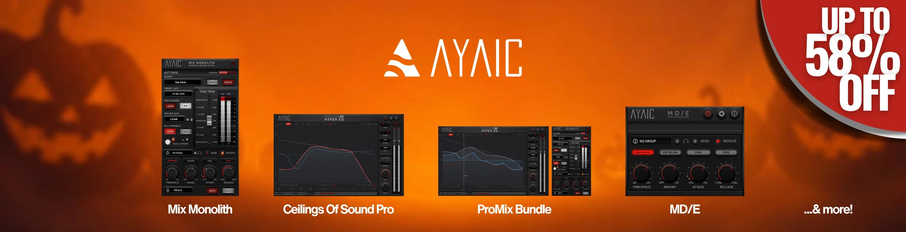 AyaicWare Halloween sale – up to 58% off