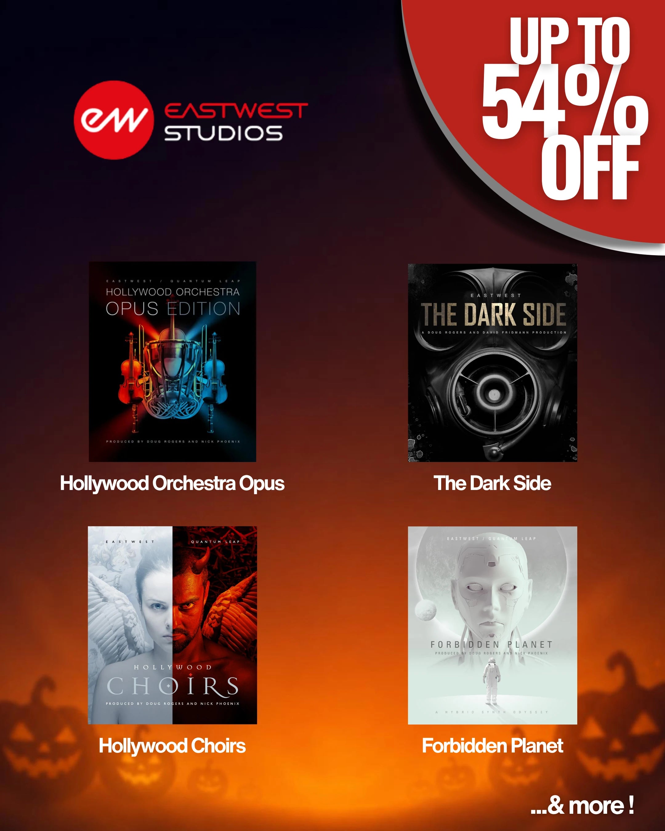 EastWest Halloween sale – up to 54% off