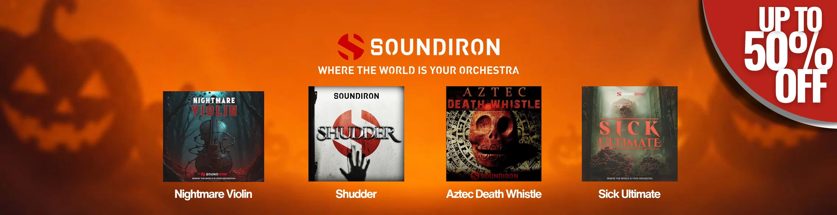 Soundiron Halloween deals up to 50% off