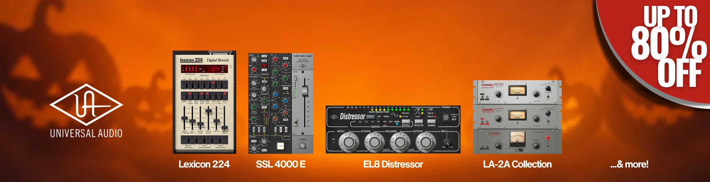 Universal Audio Halloween sale – up to 80% off