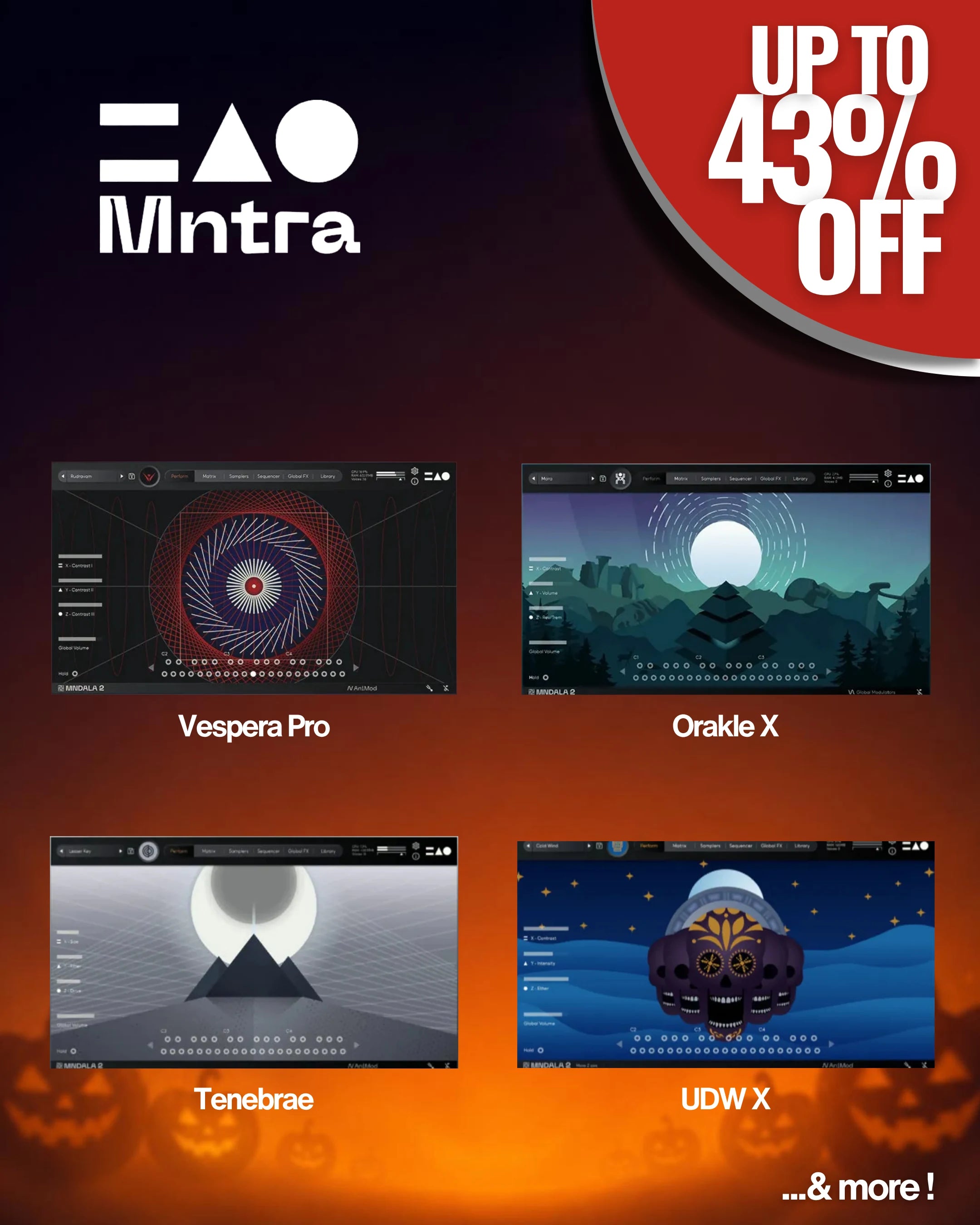 MNTRA – up to 43% off