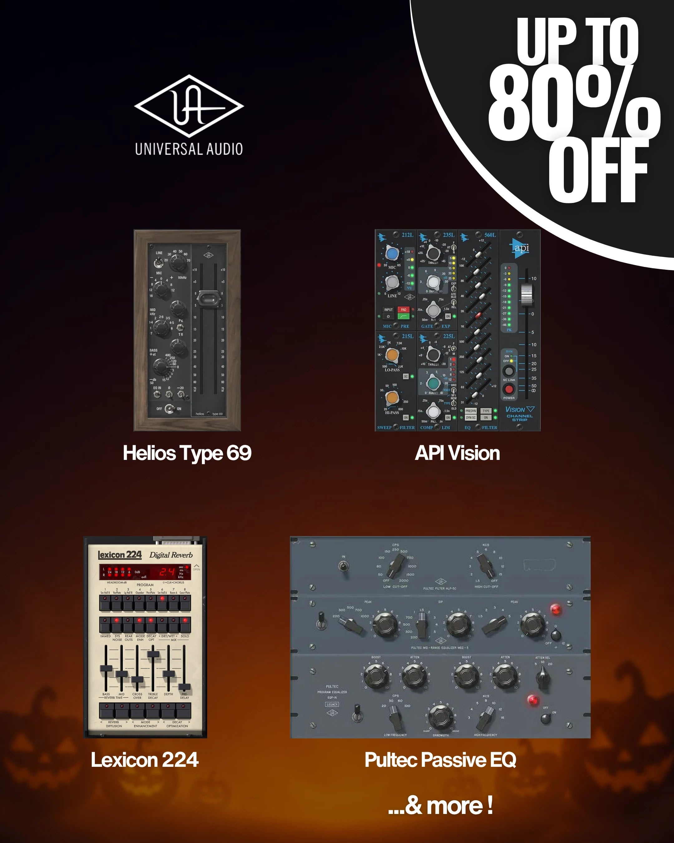 Universal Audio – up to 80% off
