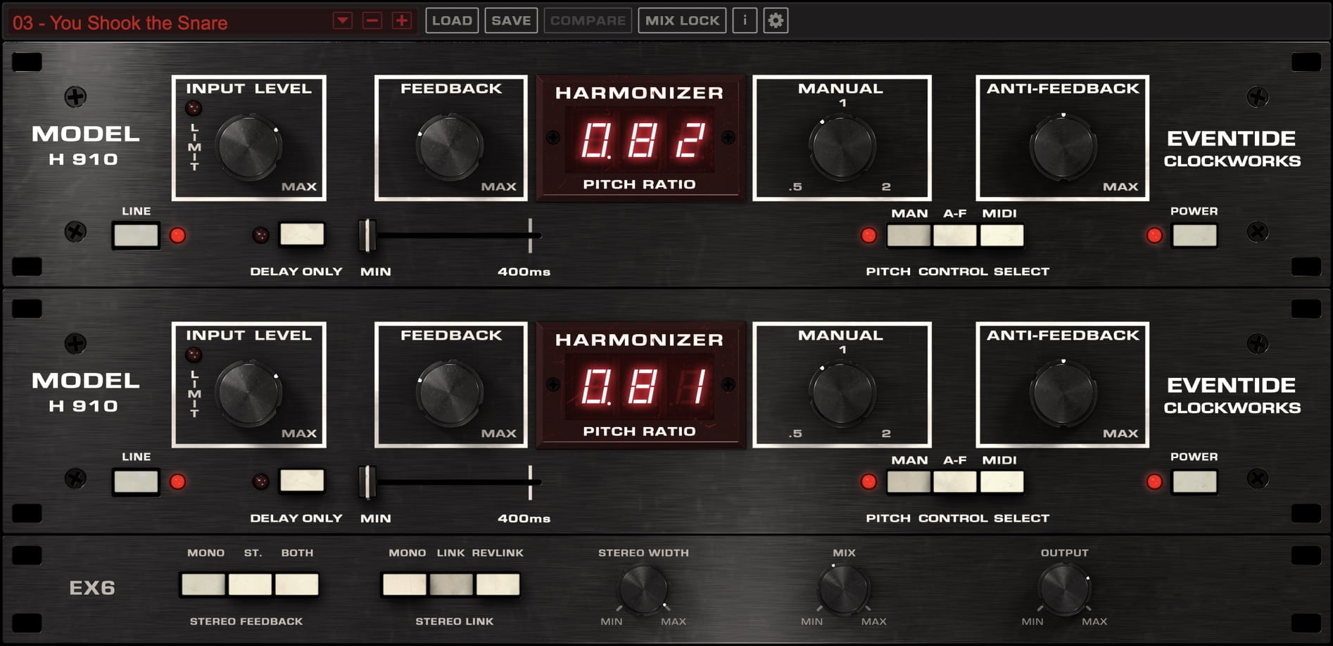 Eventide H910 Harmonizer Dual