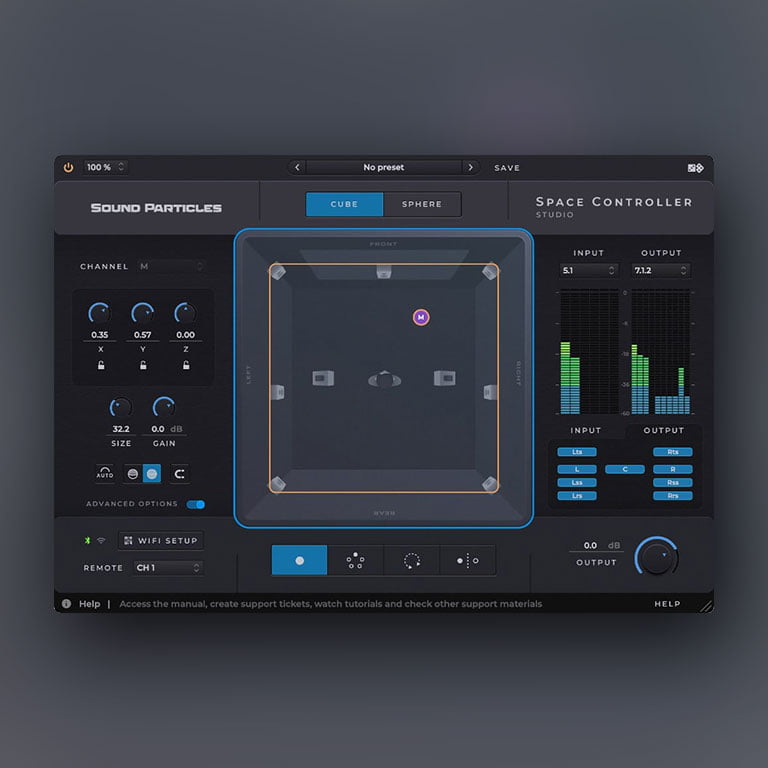 Sound Particles Space Controller Studio