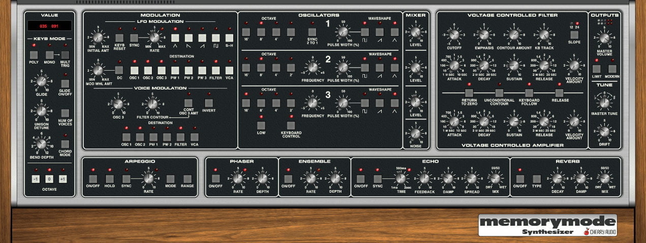 Cherry Audio Synth stack 2 Memorymode Pluginsmasters