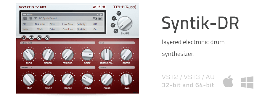 Tek'it Audio Syntik-DR pluginsmasters