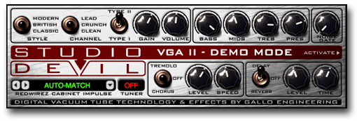 Studio Devil Virtual Guitar Amp II pluginsmasters