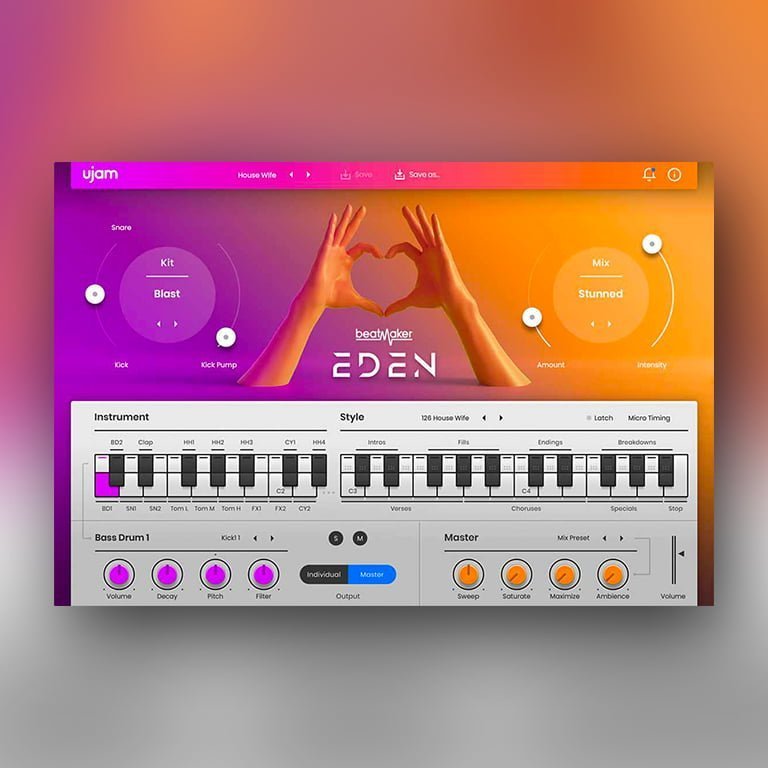 EDEN 2 beatmaker UJAM PluginsMasters_