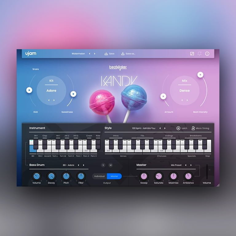 Kandy Beatmaker UJAM PluginsMasters