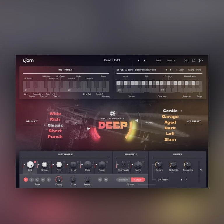 Ujam-Virtual-Drummer-DEEP. pluginsmasters