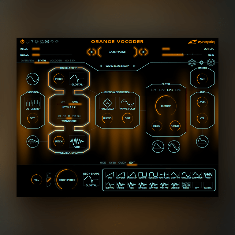 Zynaptiq Orange Vocoder IV